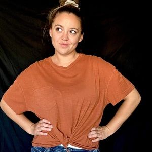 Baggy Burnt Orange TShirt